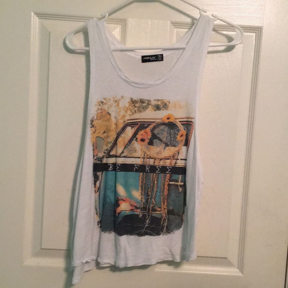 graphic tank top